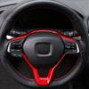 For Honda Accord 2018 - 2026 City 2020 - 2026 Steering Wheel Panel Trim Sticker Decoration Cover Car Interior Accessories