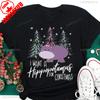 I Want A Hippopotamus For Christmas Teacher Cotton Tshirt Hippo Shirt Crew Neck Short Sleeve Top All Seasons Casual Comfortable