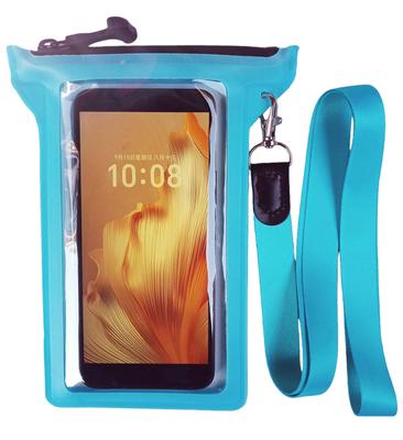 KHBVAYR Waterproof Smartphone Case with Airtight Zipper Thick TPU Ideal for and Compatible with All Smartphone Models Closure, Material, Fishing,