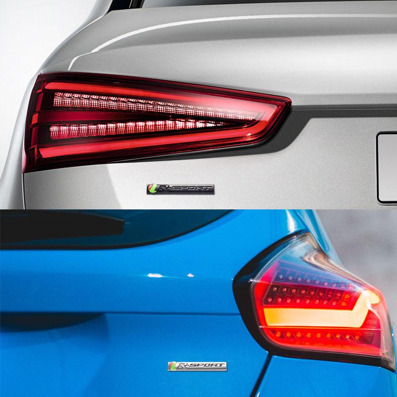 Car Styling R Sport for R-Sport Accessories Car Fender Side Trunk Nameplate Decal Emblem Badge Sticker