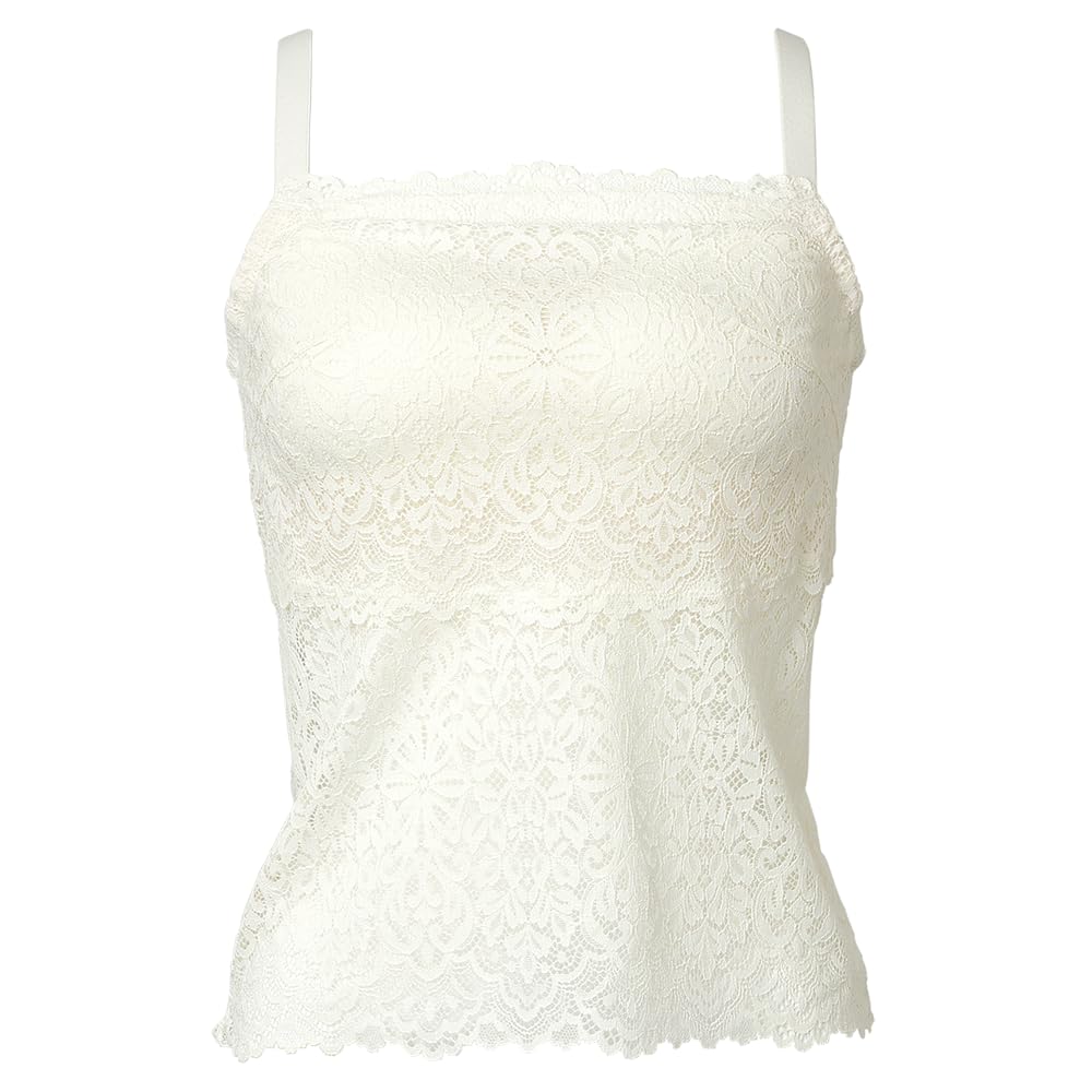 

Формирующий красоту, легко надевать Кружевной длинный бюстгальтер Экрю [Kaya Lab] Беспроводной бюстгальтер, на! 25, Женский,