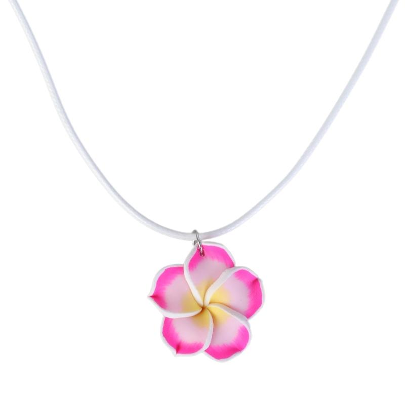 Flower Pendant Charm Necklace for Women Girls Trend Clavicle Chain Choker Chains Holiday Party Jewelry Accessory Gift