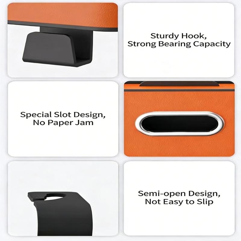 Vehicle Interior Organizer Hanging Storage Box Cup Holder Phone Slot Key Pocket for Multipurpose Storage