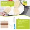 Silicone Ice Lolly Mould Tools with 50 Ice Cream Sticks and Packaging Bag DIY Ice Cream Maker Can Make 12pcs Ice Cream At Once