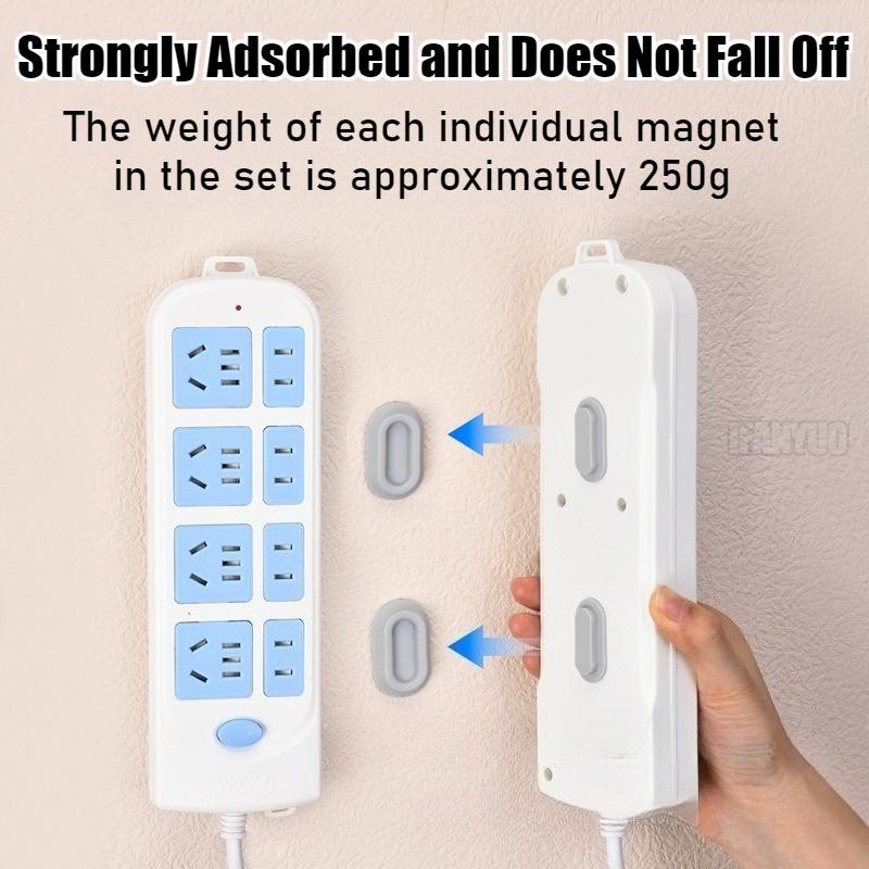 Magnetic Remote Control Holder Strong Self-Adhesive Wall Mount for Fridge Sticker Remote Control Storage Hooks Home Organizer