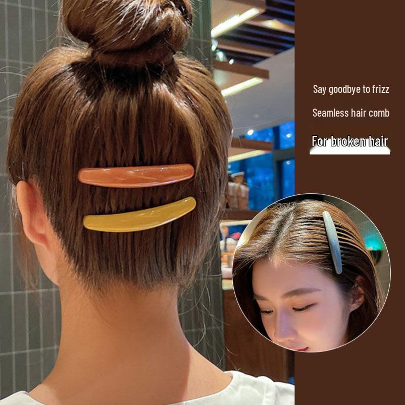 Korean Seamless Backcombing Hair Clip: Sweet Bangs Side Comb Hairpin for Girls & Babies