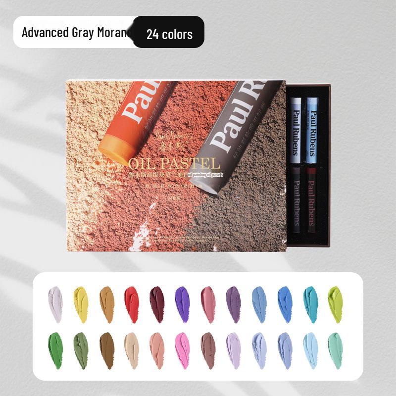 Rubens Washable Oil Pastels for Children: Soft Crayons in 24, 36 Heavy, and 48 Macaron Colors