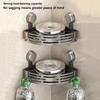 Corner Suction Cup Shower Caddy with Hooks No Drilling Removable Bathroom and Kitchen Storage Organizer for Bathrooms Storage
