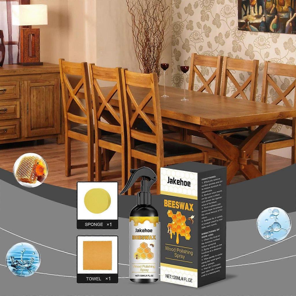Beeswax Care Spray Household Wood Cleaning Polishing Decontamination Degreasing Paint Wear Care 1