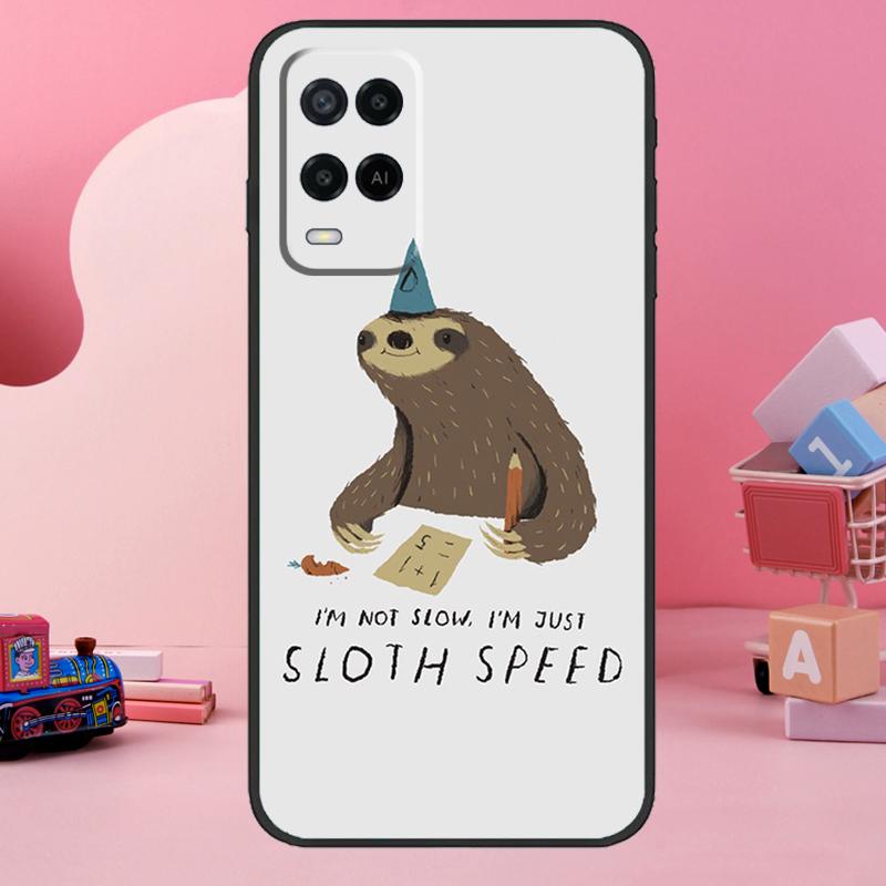 

Cute Lovely Cozy Sloth Animal Case For Oppo A98 A78 A18 A38 A58 A60 A80 A40 A77 A57 A17 A74 A54 A94 A96 A76 A16 A15 A5 Pro OPPO A54 5G