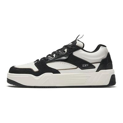 Série C37 Panda Trendy Casual Antiderrapante Absorção de Choque Resistente ao Desgaste Leve Aumento de Altura Tênis de Skate Cano Baixo Masculino 912448081-2
