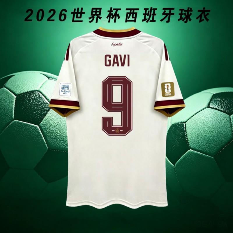 Spain 2026 World Cup Champion Fan Jersey Men Women Short Sleeve Football Shirt Rodri Pedri Official Replica