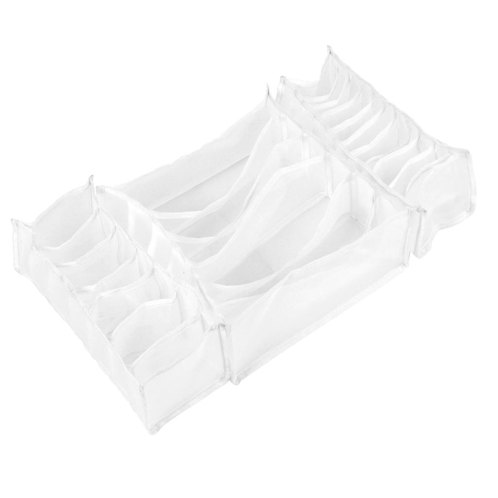 3PcsCelsiusSet Foldable Underwear Storage Box with Compartments Socks Bra Drawers Divider
