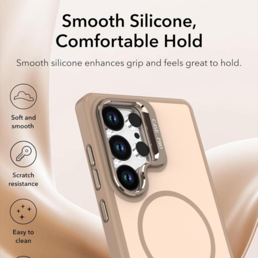 Skin-Feel Liquid Silicone Magnetic Case For Samsung S25 Ultra S24 S26 Plus S23 FE A16 A55 A54 A35 A34 A15 Fold Lens Holder Cover