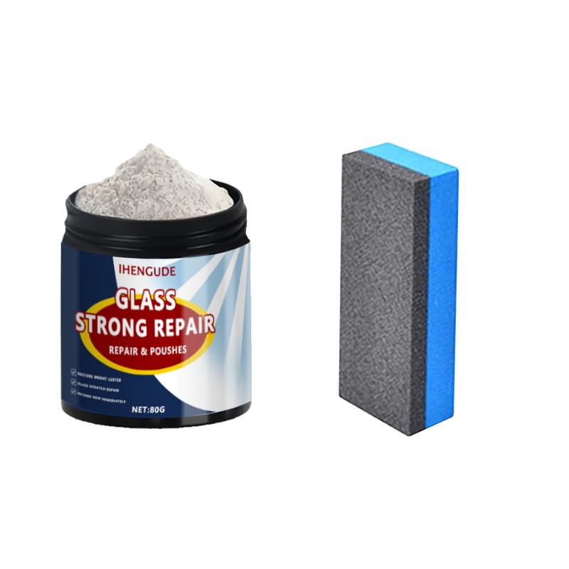 

Multi-Purpose Glass Polishing Powder - Powerful Repair and Cleaning Agent Specifically for Car Windows, Mirrors, and Household Glass, Rest