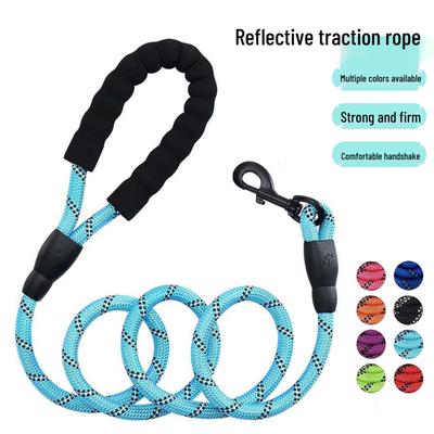 Guinzaglio Luminoso in Nylon per Cani Transfrontaliero - Per Uso Notturno, Resistente all'Usura, Antiesplosione