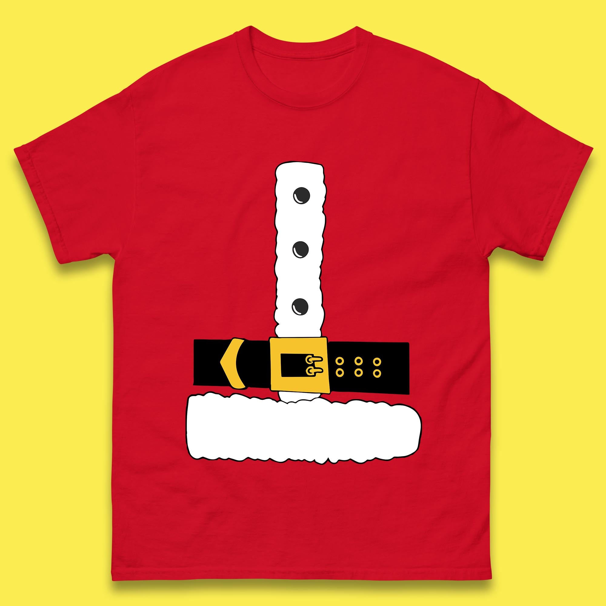 Christmas Mens T Shirt Womens Tops Tees Christmas Santa Claus Costume Top S