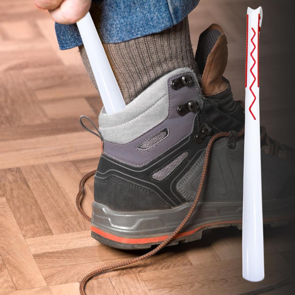 42.5CM Kunststoff Extra Langer Schuhlöffel Hotel Haushalt Schuh Anzieher Schuhe Heber Faul Beugt Sich Nicht Schuhanziehhilfe Schuhanzieher