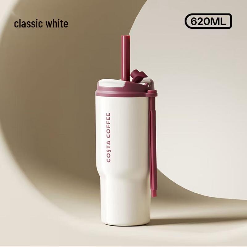 

COSTA Large Capacity Stainless Steel Insulated Tumbler with Straw