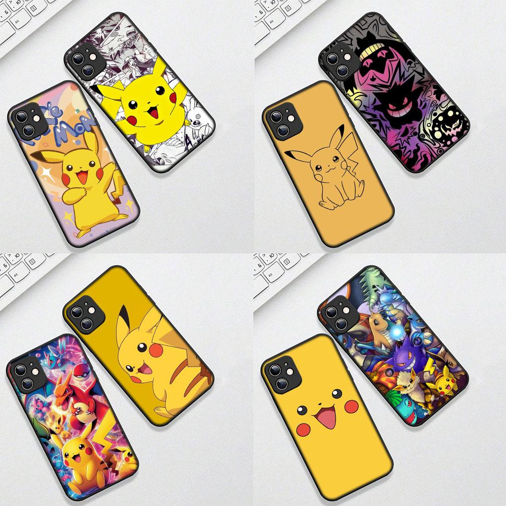 P-Pikachus P-Pokemons GO Eevees Phone Cover for Samsung Galaxy A05 A06 A14 A50 A51 A52 A12 A13 A23 A70 A07 A25 A26 M53 A56 Case
