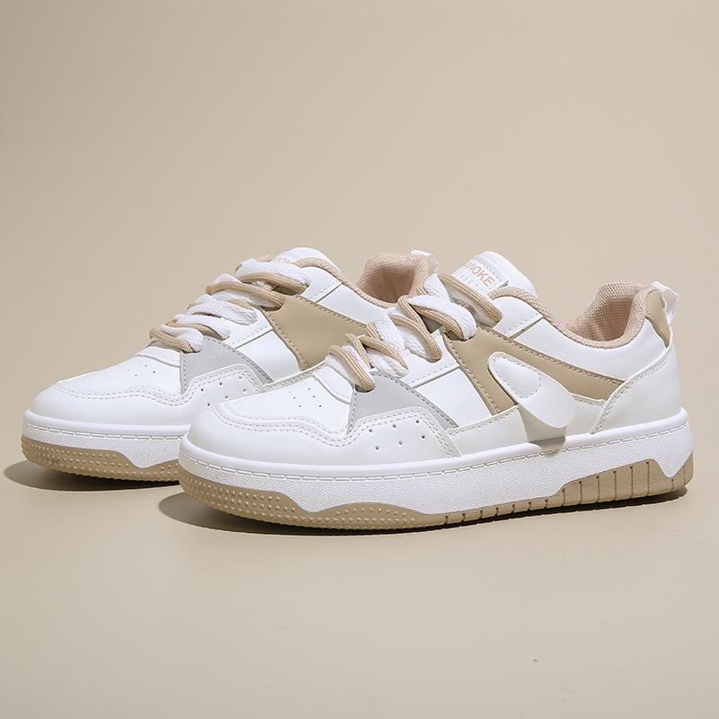 2025 spring white shoes new Korean version ins female students platform heightening sports board shoes casual street shot P711