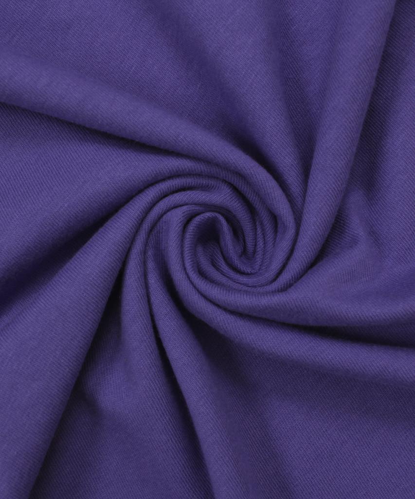 CAMEL WORK Diamond Logo Short Sleeve T-Shirt (Purple)