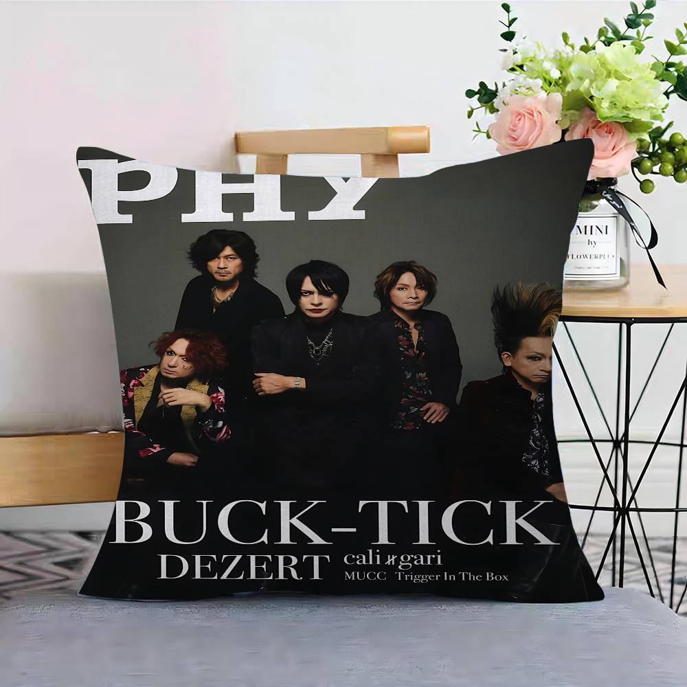 Classic B-Buck T-Tick Decorative Room Aesthetics Pillow Case Home Decor Bedroom Sofa Bed Couch Pillow Cover 45x45