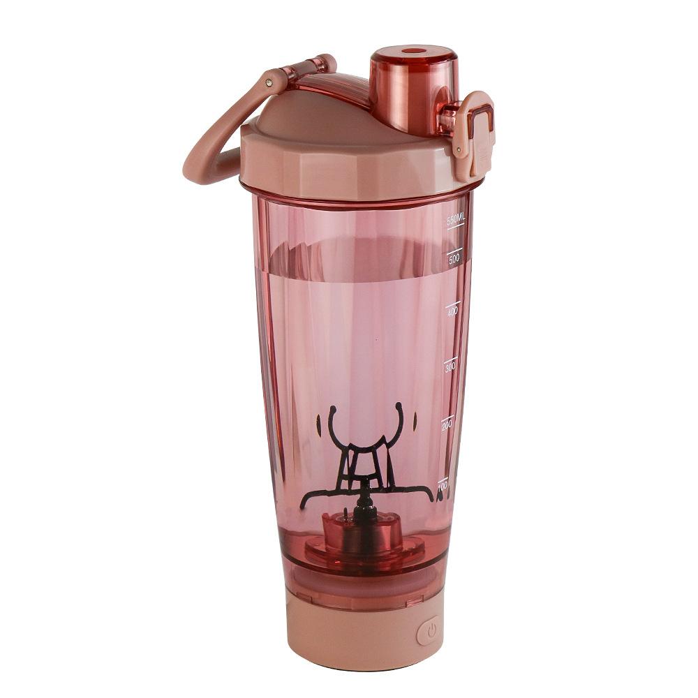 Portable and rechargeable fully automatic mixing cup with light and cool 600ml sports portable protein powder electric shaking cup