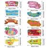Hawaii Summer Themed Beach Party Paper Cartoon Pattern Signage Props Decoration