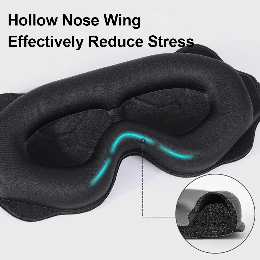 Multiple Color Sleeping Mask Block Out Light Sleep Mask For Eyes Soft Sleeping Aid Eye Mask for Travel Eyeshade Night Breathable