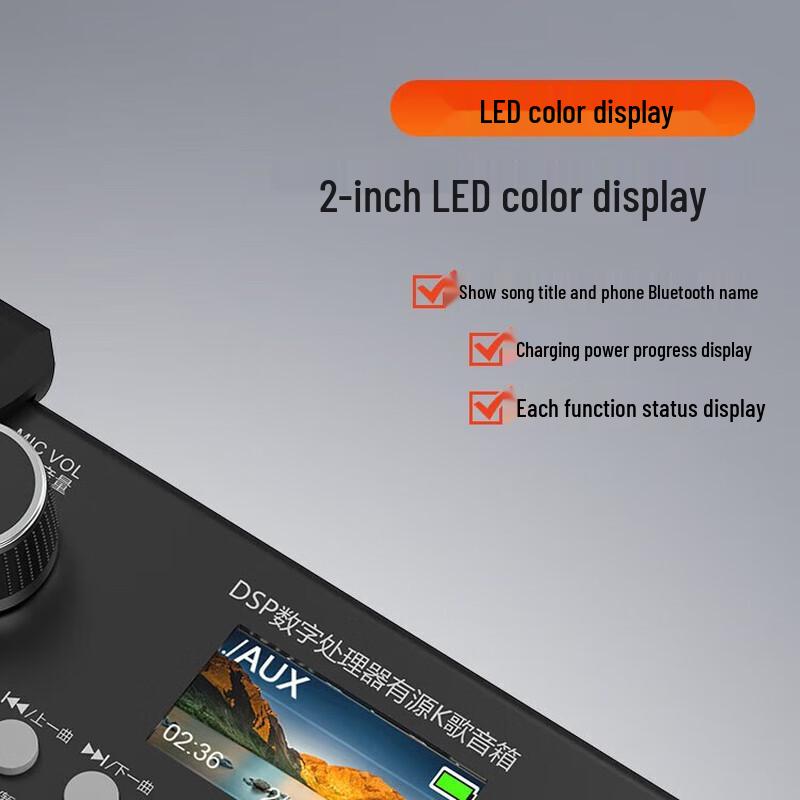 Sansui G7 Portable Outdoor KTV & Instrument Speaker