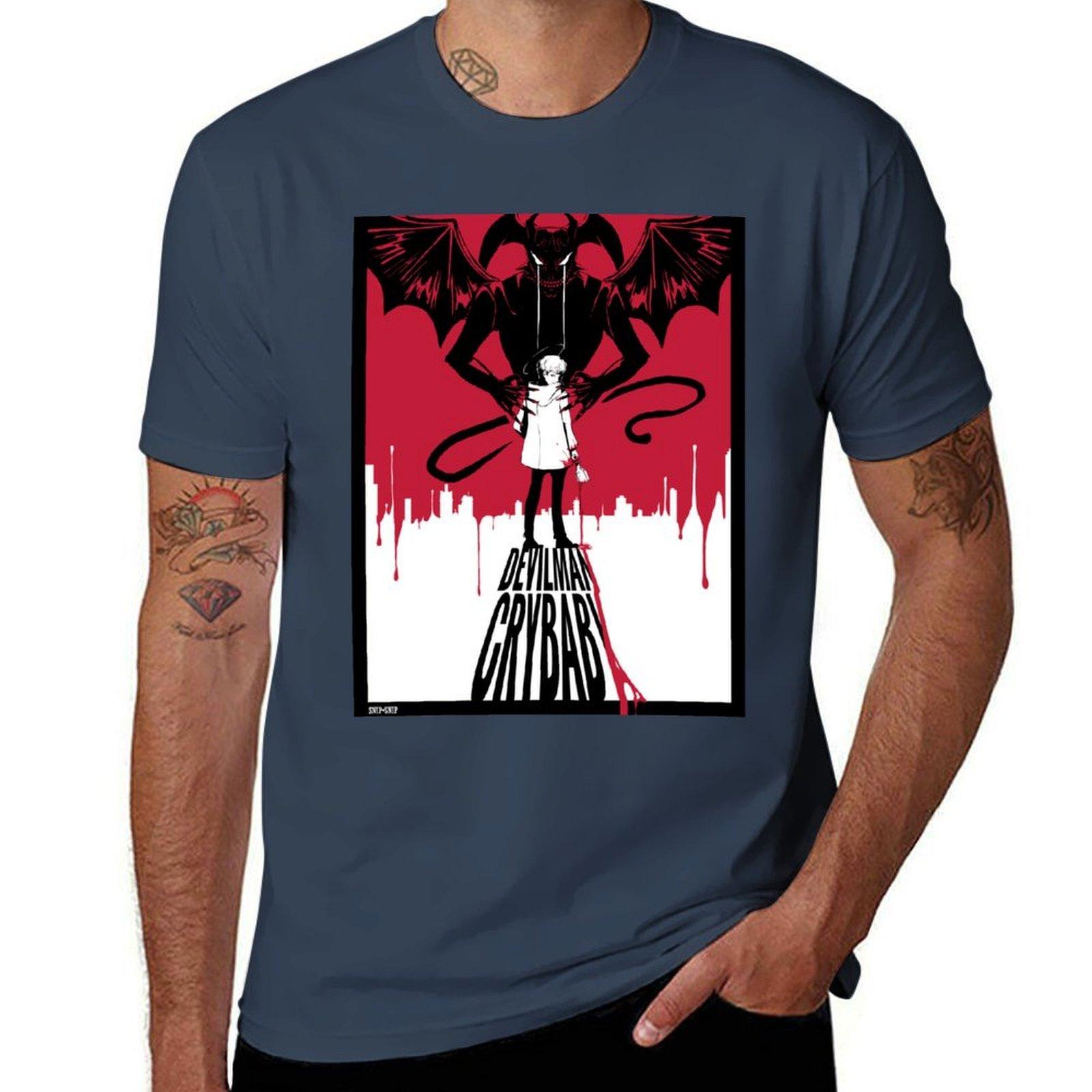 DevilUnisex Crybaby TShirt Big Size Daily Wear TShirt S