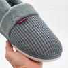 Indoor Memory Foam Hausschuhe Winter Warm Rutschfest Massage Fellgefüttert Weich Komfort für Herren