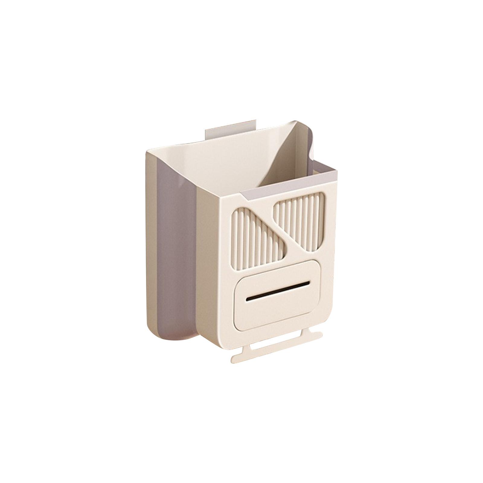 Foldable Trash Can, Plastic Hanging Garbage Can For Kitchen, Household,and Outdoor.