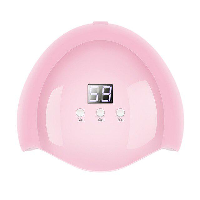Lampada per unghie a LED UV, smalto in gel, lampada per manicure, macchina per asciugatura, schermo, carica USB, luce asciutta