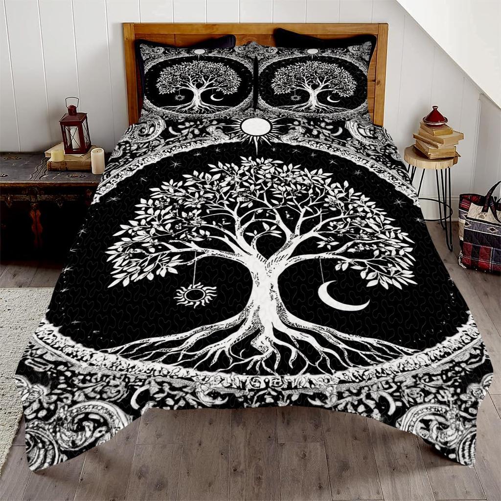 Old Tree Duvet Cover Sets For Kids Teens Queen Quilt Covers Lightweight Down Bedroom Decor 2 Pillowcases 1 Duvet Cover No Quilt
