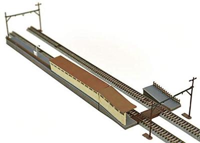 Building Collection Kenkore 020-3 Station Double Track Platform Set 3 Diorama Supplies