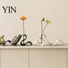 Book Rack 3D Printed Wave Bookshelf, Modern Abstract Ribbon Style Stand, Elegant Shape Organizer Desk for Magazines, Flower Vase Home Office