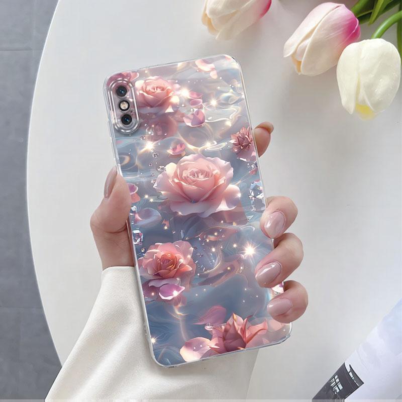 

For iPhone X XS XR 6 6S 7 8 Plus SE 2022 2020 Case Luxury Phone Case For iPhone XS Max Xr Clear Soft Silicone Protective Cover iPhone SE 2016