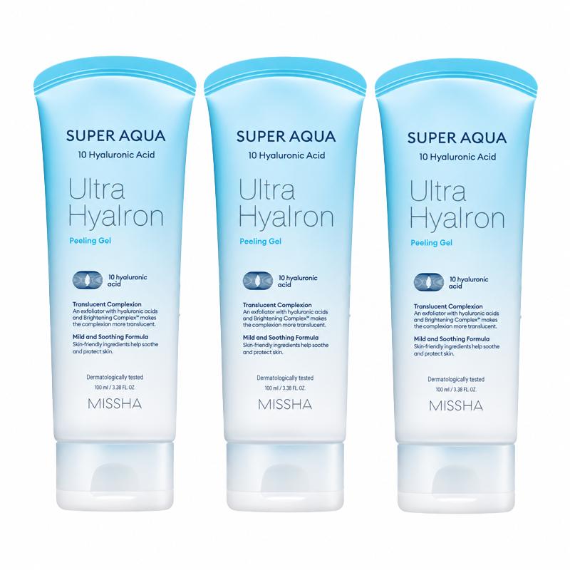 Peeling-Gel mit Hyaluronsäure Super Aqua 100 ml
