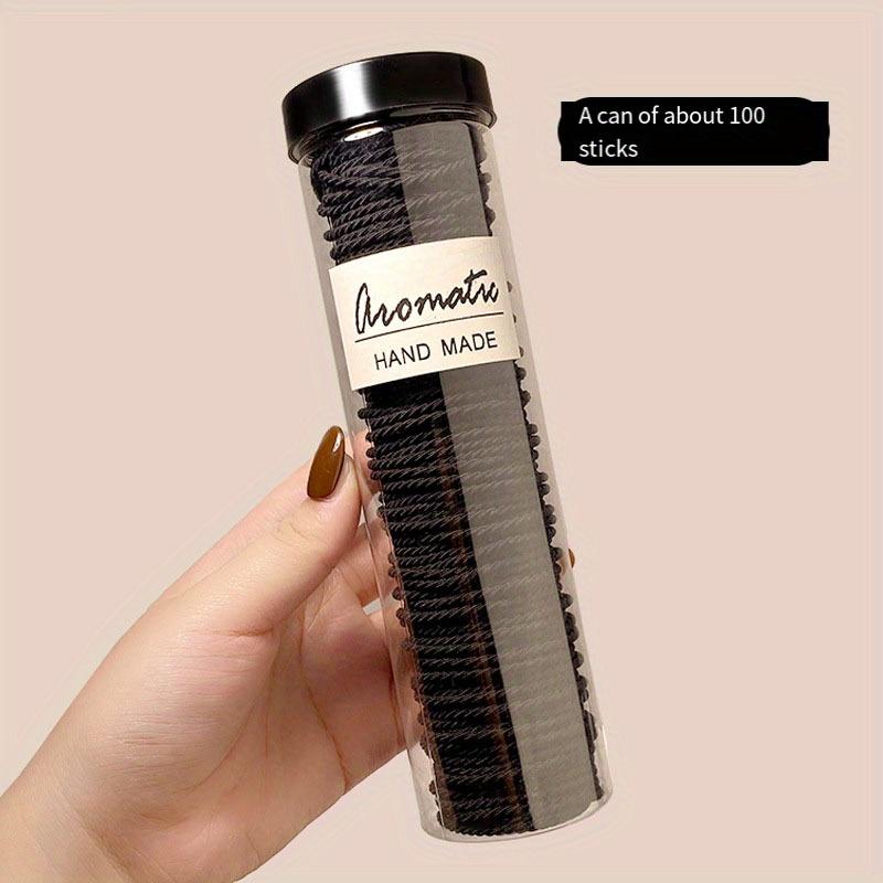 

100-Piece Comfort Fit No-Crease Elastic Hair Bands - Durable & Stretchy For Thick Hair, Perfect For Women & Teens чёрный