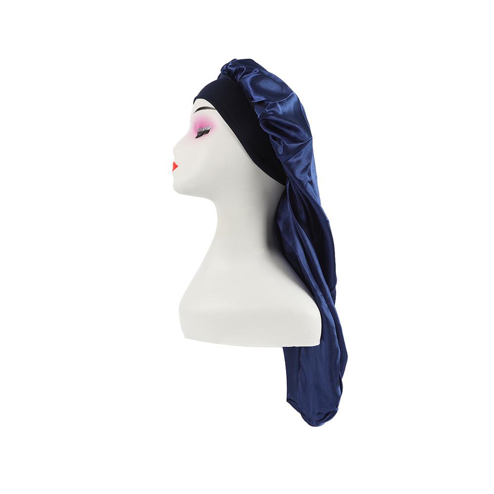 

Plain Satin Long Hair Sleep Cap - Beauty & Chemotherapy Headscarf