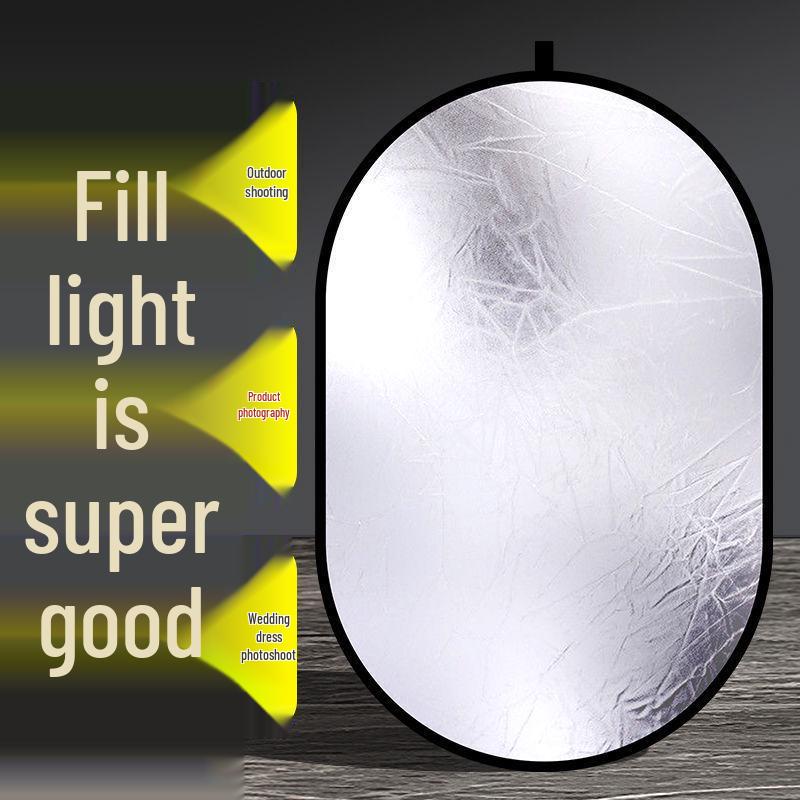 Portable Foldable Beauty Photo Reflector Board for Live Streaming, Indoor, Outdoor, Travel & Camping