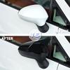 For Seat Leon MK2 2009-2012 Ibiza MK4 2008-2017 Rearview Side Mirror Cover Wing Cap Exterior Door Case Trim Carbon Fiber Sticker