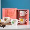 MOZHOU Creative Ceramic Coffee Mug Gift Set