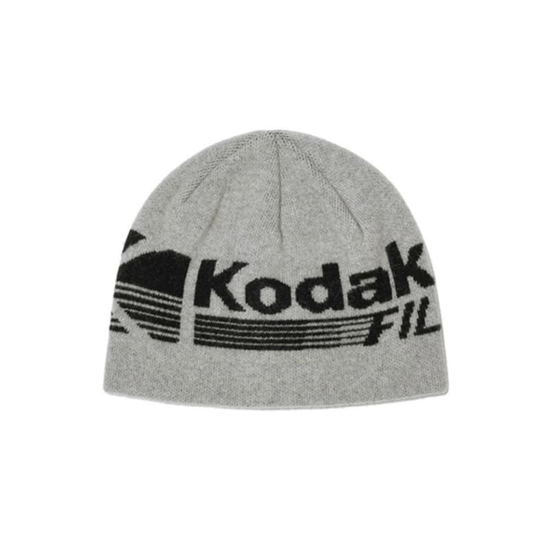 

Вязаная шапка бини с логотипом KODAK Apparel СЕРАЯ FREE