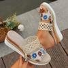 Summer Wedges Slippers Women Brand Flats Sandals Slingback Flip Flops Shoes Woman 2025 Trend Casual Slides Fashion Zapatos Mujer
