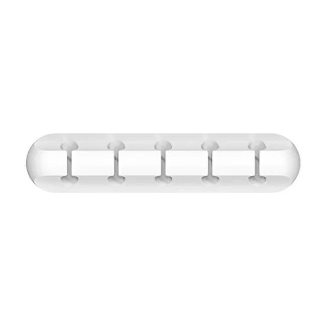 VIKEFON Kabel-Organizer aus Silikon, USB-Kabelwickler, Management-Clips, selbstklebend für Maus, Tastatur, Headset, für iPhone