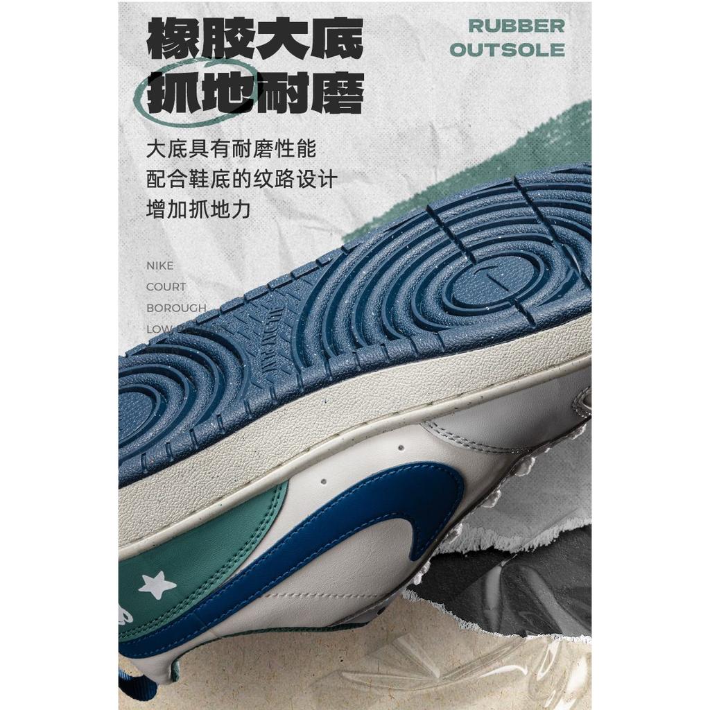 Nike Court Borough Low Recraft 'Sail Court Blue Bicoastal' GS HM3722-141