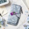 Fashion Spacecraft Print Purse Multi Card Holder Casual Portable Wallet